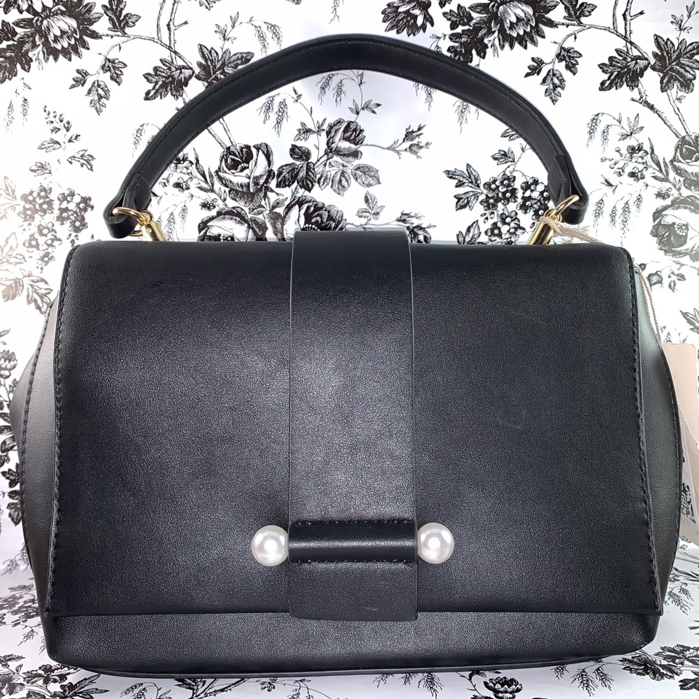 NWT Target A New Day Black purse with pearl accent